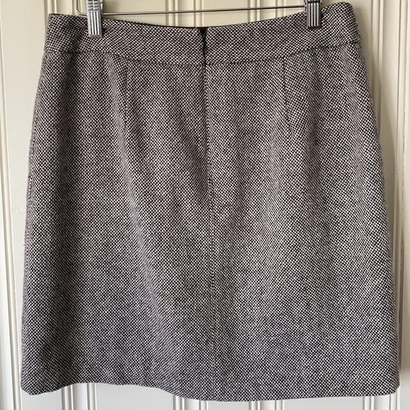 Banana Republic Brown Tweed Mini Skirt Size 8 - Picture 5 of 8